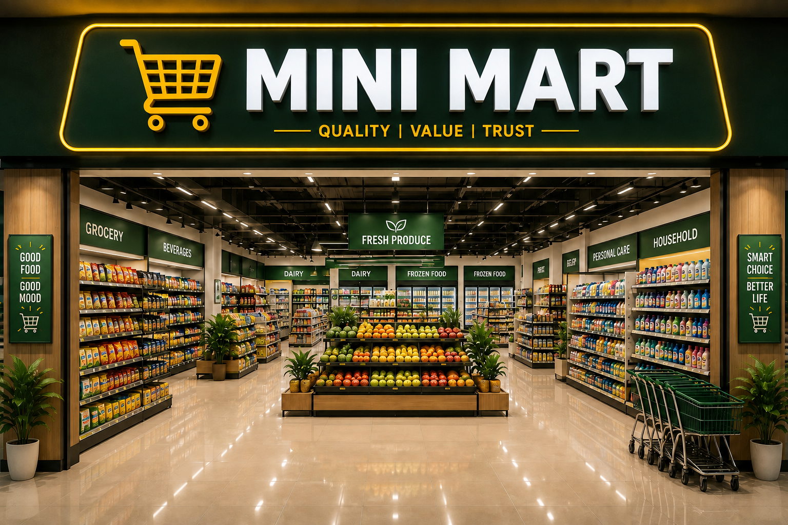 Mini Mart store